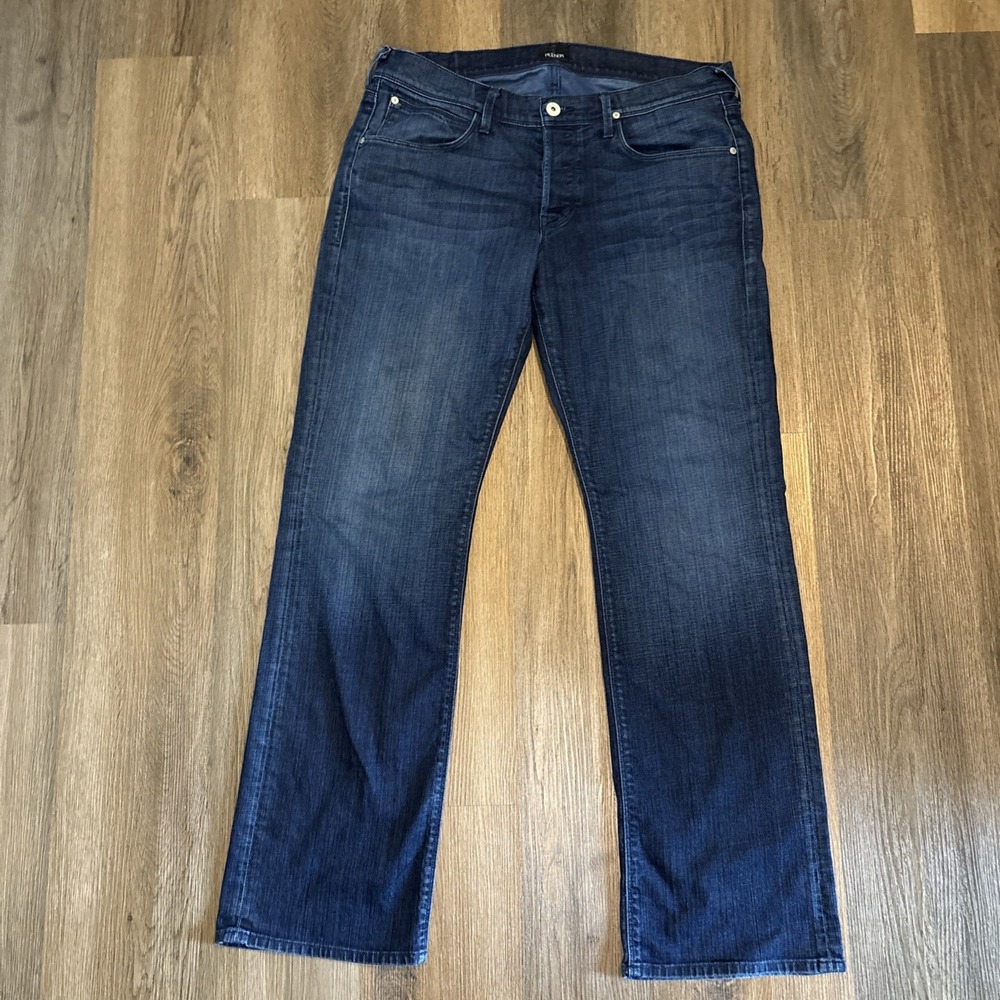 Hudson Clifton Bootcut Jeans Women's Size 36 Blue Denim Button Fly